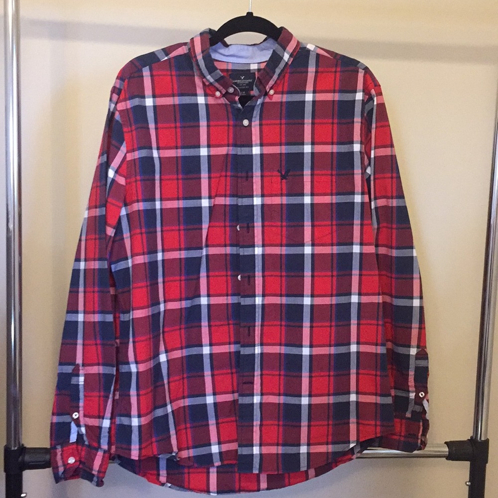 American eagle button up